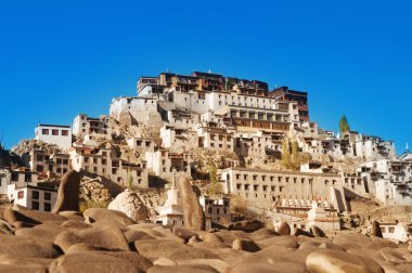 India Ladakh Leh Thiksey Monastery clipart