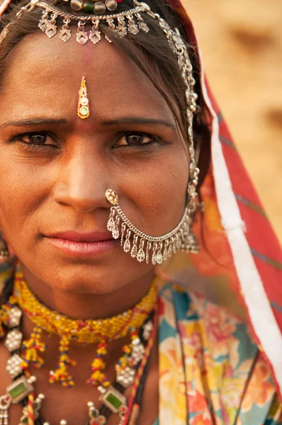 Indian female portrait — Stockfoto