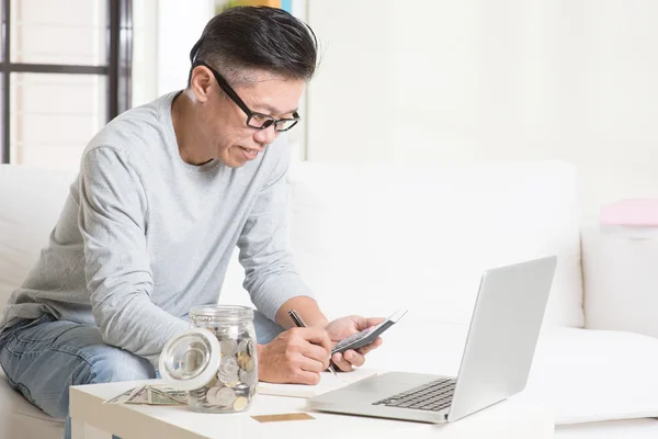 Pensionati pianificazione finanziaria — Foto Stock