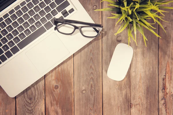 Working desk top — Stock Photo, Image