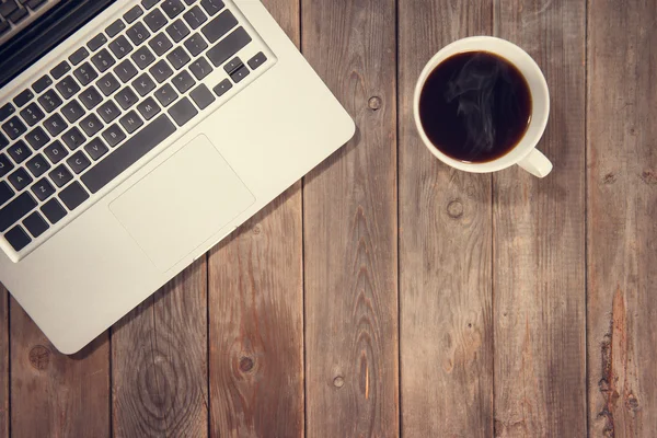 Office table top view — Stock Photo, Image