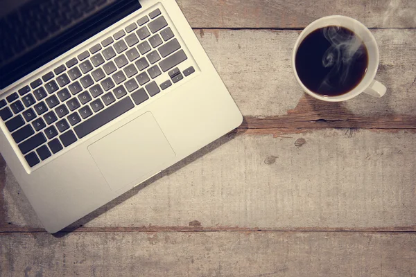 Top view office working bench — Stock Photo, Image