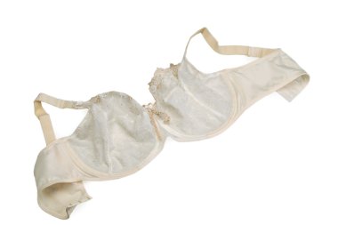 beyaz üzerine bej sutyen