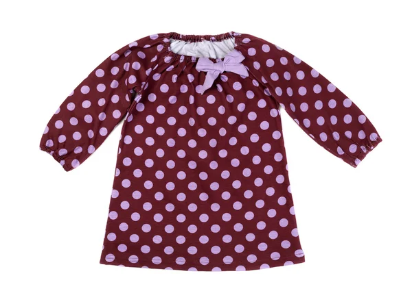 Bebek elbise ile polka dots — Stok fotoğraf