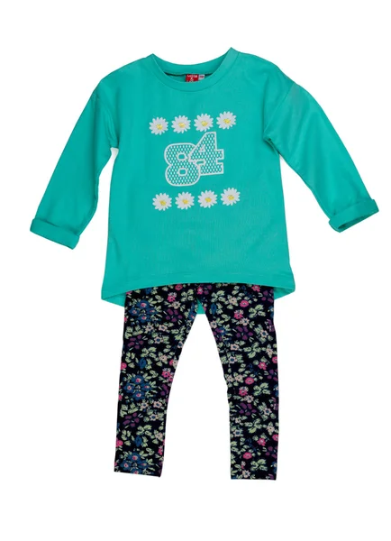 Kinder T-shirt en broek. — Stockfoto