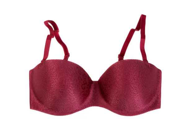 Reggiseno cremisi con motivo . — Foto Stock