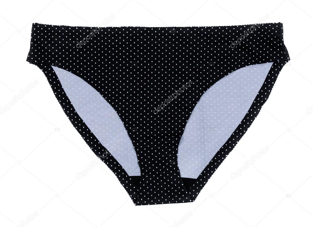 Black panties with polka dots. — Stock Photo © Ruslan 111860476