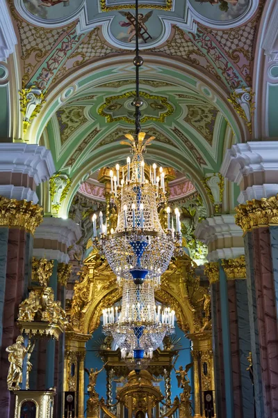 Chandeliers in the church. — Stock Photo, Image