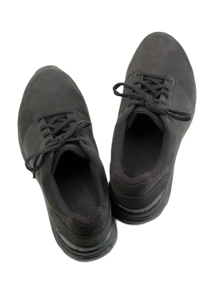 Paar schwarze Herrenschuhe. — Stockfoto