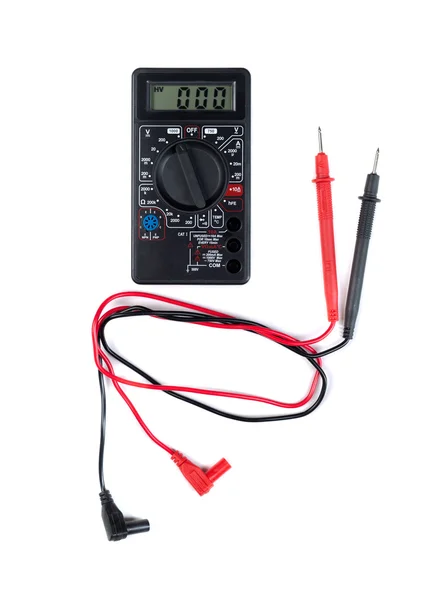 Multimeter isolate on white — Stock Photo, Image