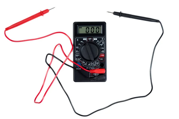 블랙 디지털 Multimetr — 스톡 사진
