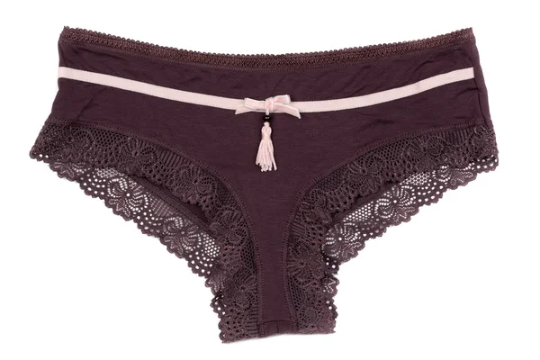 Brown Cotton panties. — Stock Photo, Image