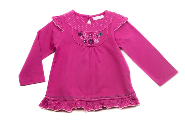 Baby roze jurk — Stockfoto