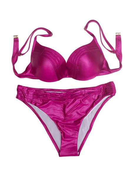 紫色内衣系列、 胸罩和内裤 — 图库照片