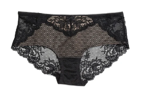 Black lace panties — Stock Photo, Image