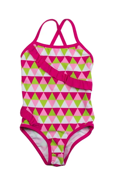 Colorful fused kids swimsuit — Stock Photo, Image