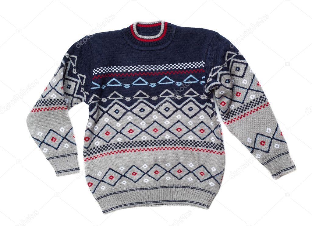 knitted winter sweater