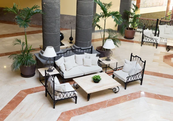 Lobby del hotel de lujo. — Foto de Stock