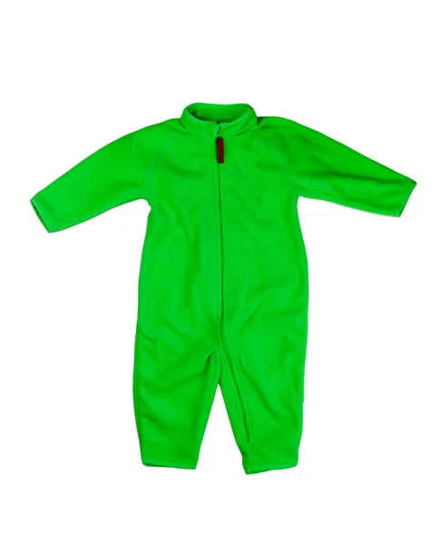 Green rompers fleece. — Stock Photo, Image