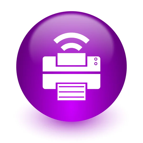 Printer internet icon — Stock Photo, Image