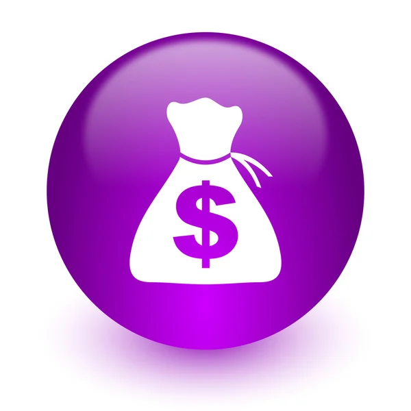 Geld internet pictogram — Stockfoto