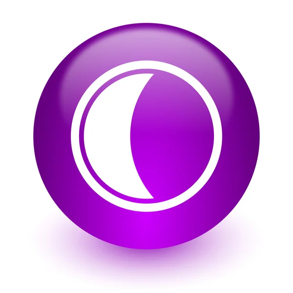 Luna internet icon — Fotografie, imagine de stoc