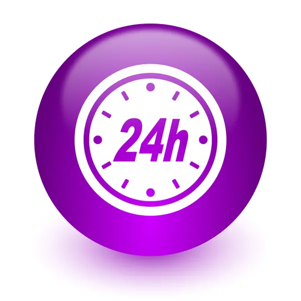 24h internet icon — Stock Photo, Image