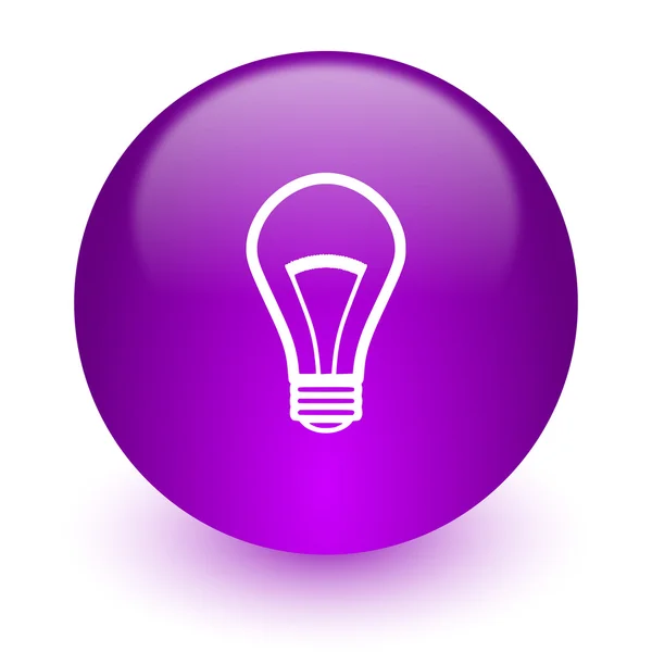 Bulb internet icon — Stock Photo, Image