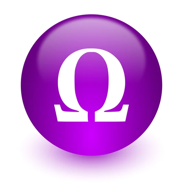 Omega internet-ikonen — Stockfoto
