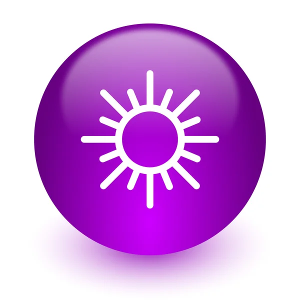 Ikona internet słońce — Zdjęcie stockowe