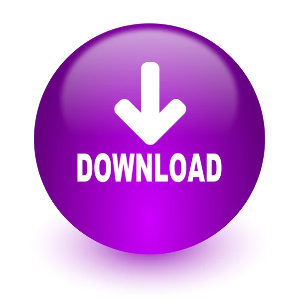 Ícone de internet download — Fotografia de Stock