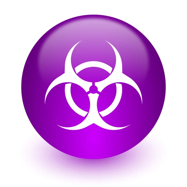 Biohazard Internet simgesi — Stok fotoğraf