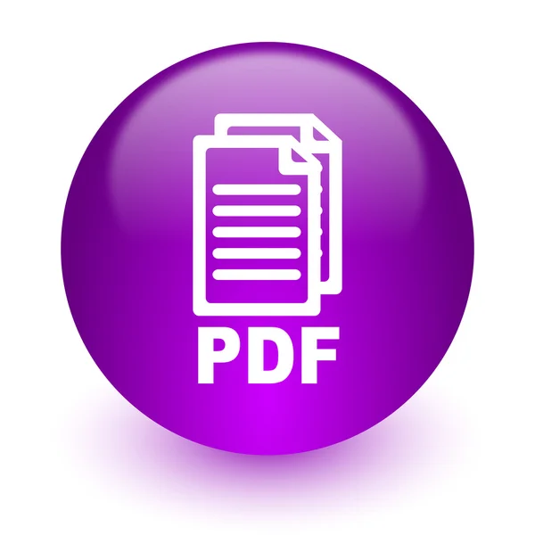 PDF-internet pictogram, — Stockfoto
