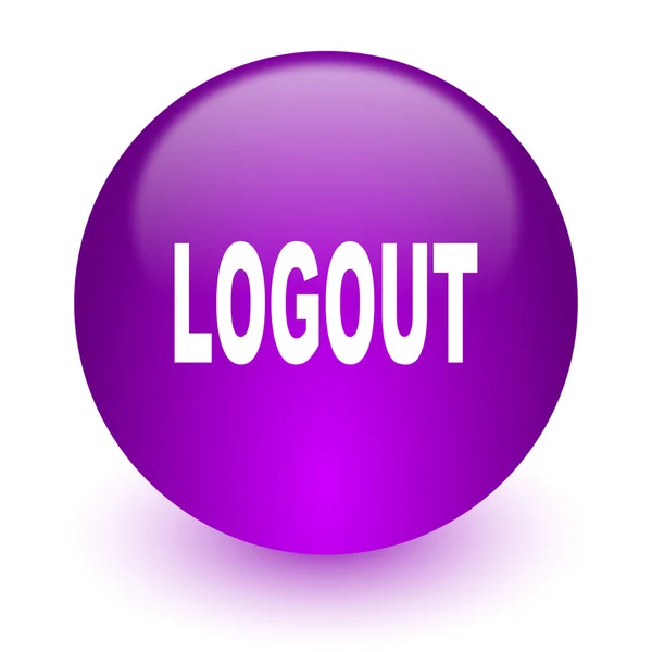 Icona internet logout — Foto Stock