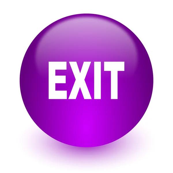 Exit pictogram internet — Stockfoto