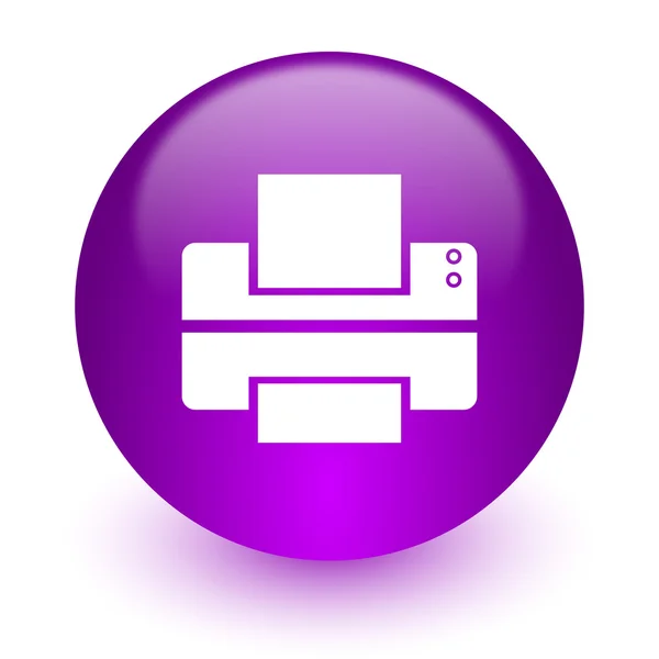 Printer internet icon — Stock Photo, Image