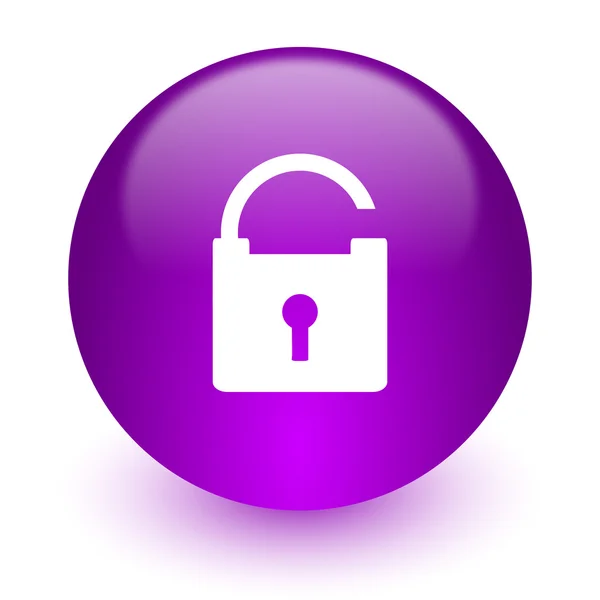 Padlock pictogram internet — Stockfoto