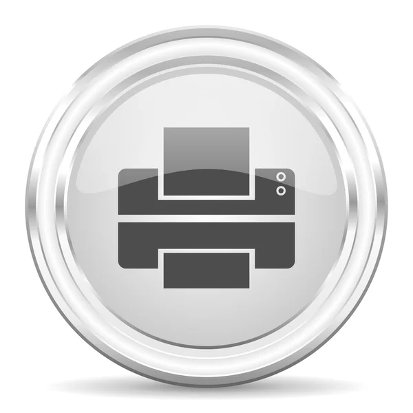 Impresora icono de Internet — Foto de Stock