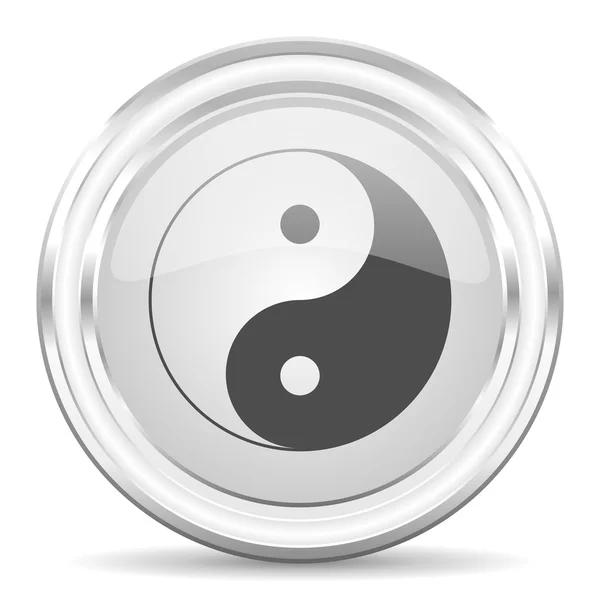 Ying yang ícone de internet — Fotografia de Stock