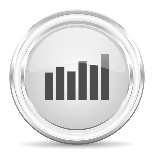 Graph internet icon — Stock Photo, Image