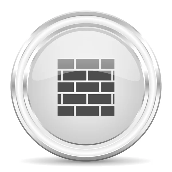 Firewall voor internet-pictogram — Stockfoto