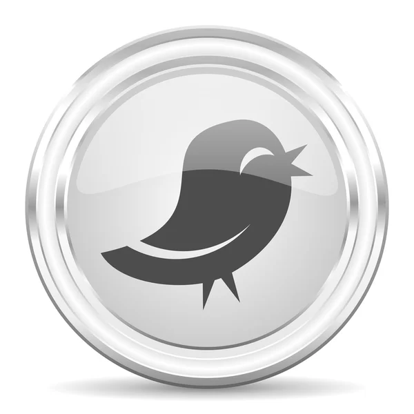 Twitter icono de Internet —  Fotos de Stock