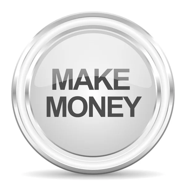 Fazer dinheiro ícone internet — Fotografia de Stock