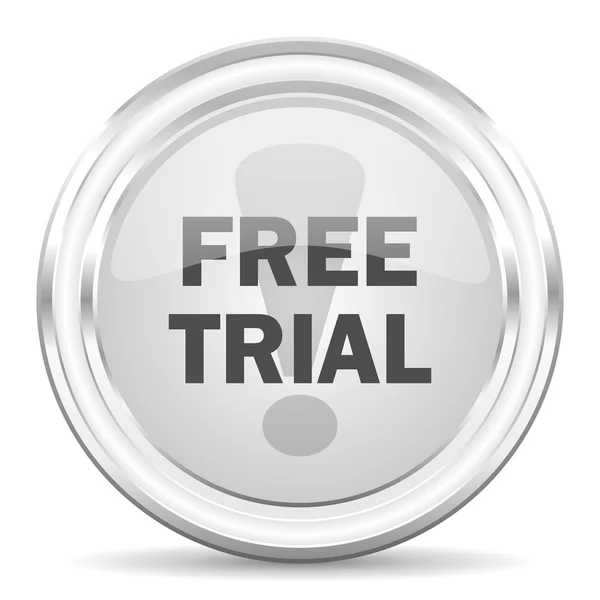 Free trial internet icon — Stock Photo, Image