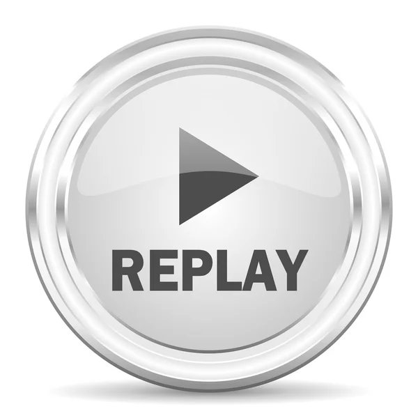 Replay internet icon — Stock Photo, Image