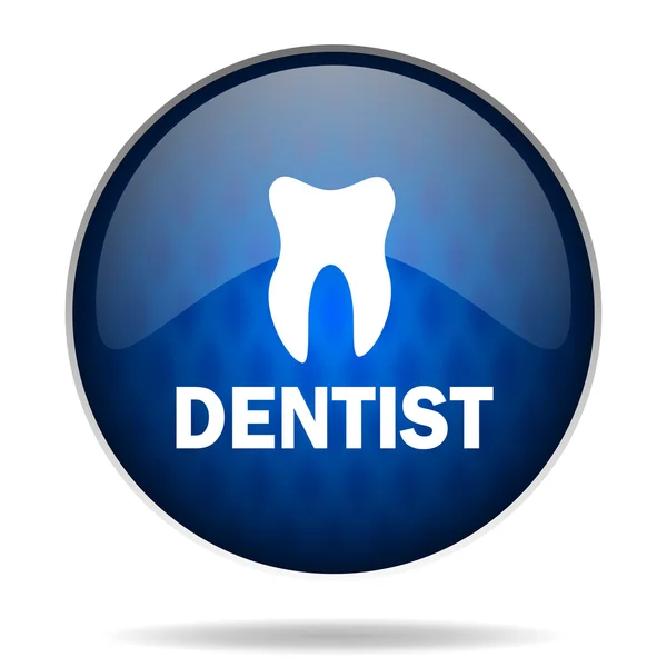 Icona internet dentista — Foto Stock