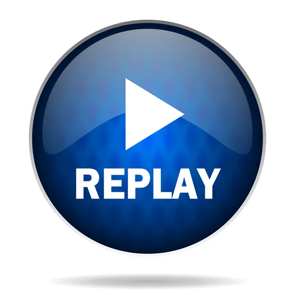 Replay internet icon — Stock Photo, Image