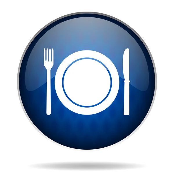 Restaurante icono de Internet — Foto de Stock