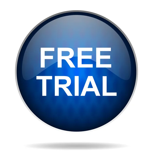 Free trial internet icon — Stock Photo, Image