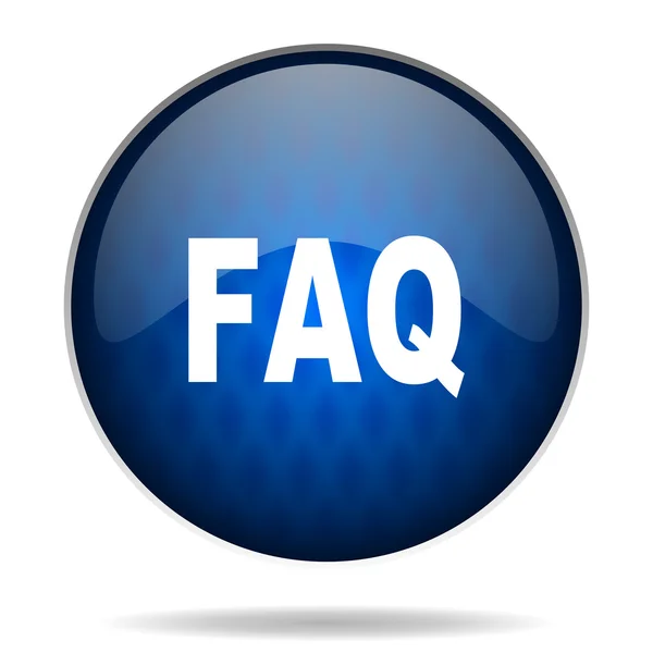 Ikona internet FAQ — Zdjęcie stockowe